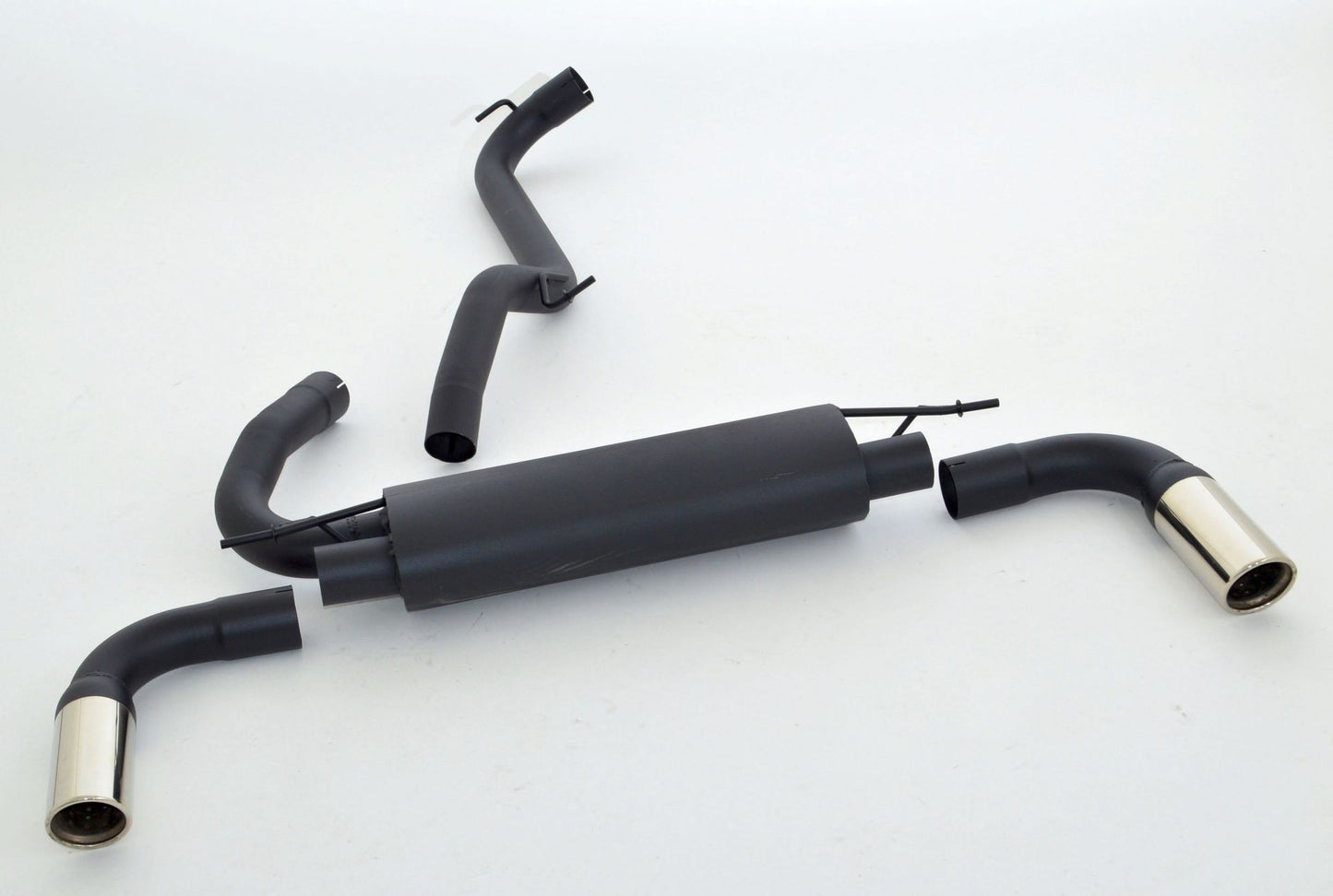 Duplex Sportendschalldämpfer Ford Focus III Stufenheck