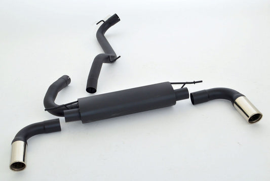 Duplex Sportendschalldämpfer Ford Focus III Stufenheck