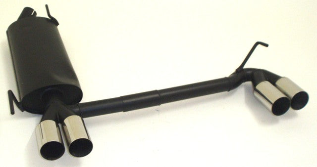 Duplex Sportendschalldämpfer aluminierter Stahl