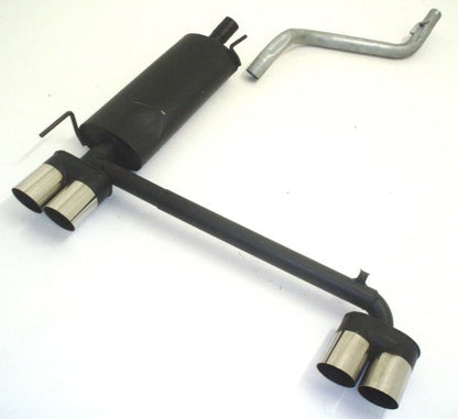 Duplex Sportendschalldämpfer aluminierter Stahl