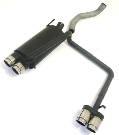 Duplex Sportendschalldämpfer VW Polo 6N / 6N2