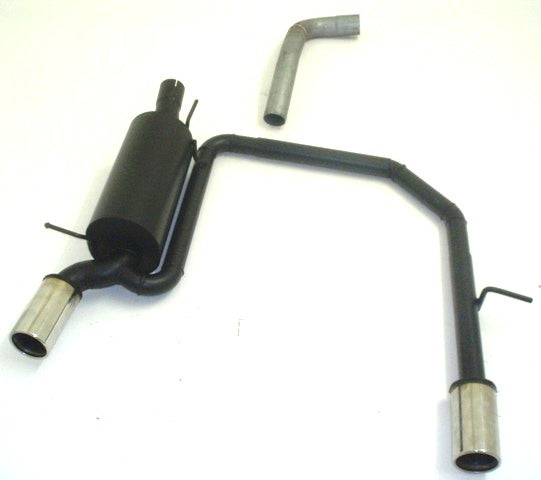 Duplex Sportendschalldämpfer VW Polo 9N / 9N2