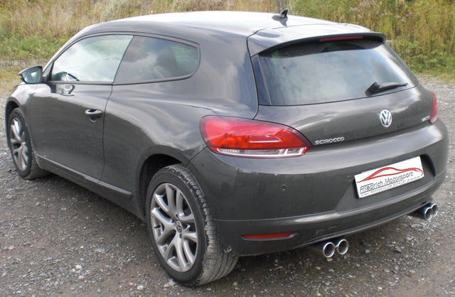 Duplex Sportendschalldämpfer VW Scirocco III