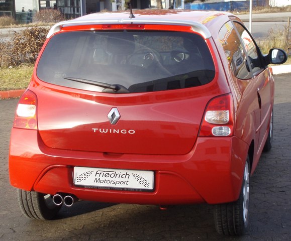 Sportendschalldämpfer Renault Twingo II