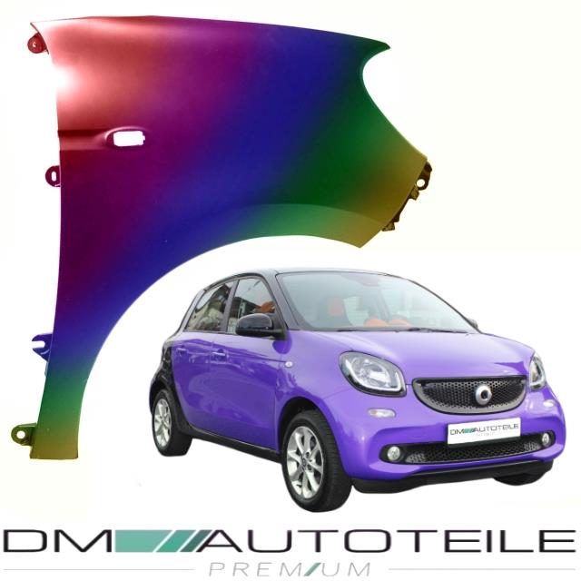 Smart Forfour 453 Bj.14- Kotflügel Vorne Rechts aus Kunststoff mit Blinkerloch EU-Ware LACKIERT