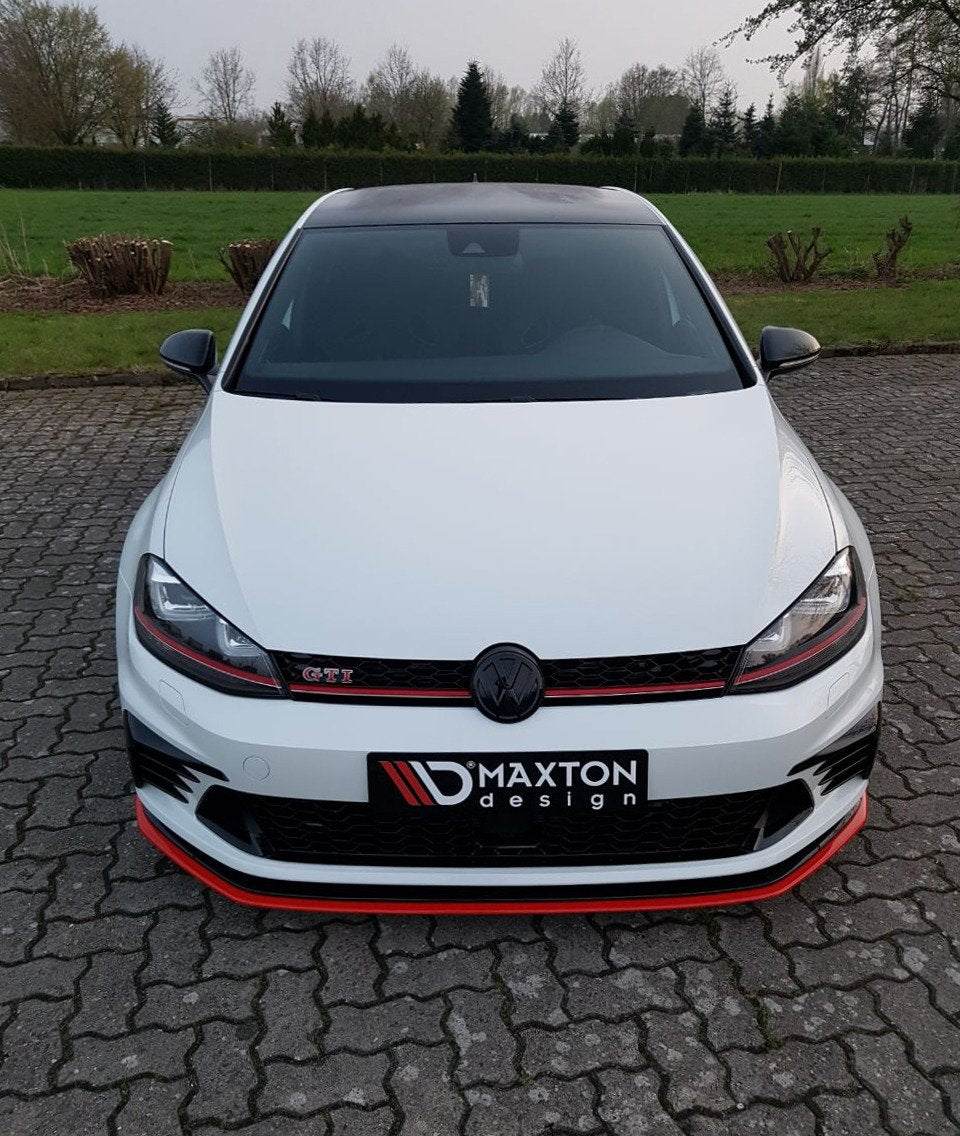 Front Ansatz für VW GOLF Mk7 GTI CLUBSPORT Carbon Look