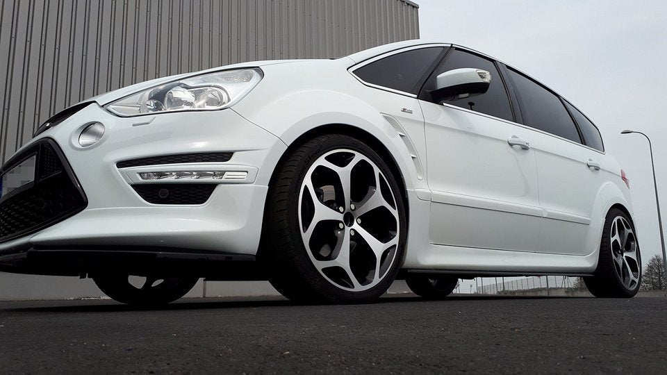 Seitenschweller Ansatz für Ford S-Max Titanium Mk1 FL Carbon Look