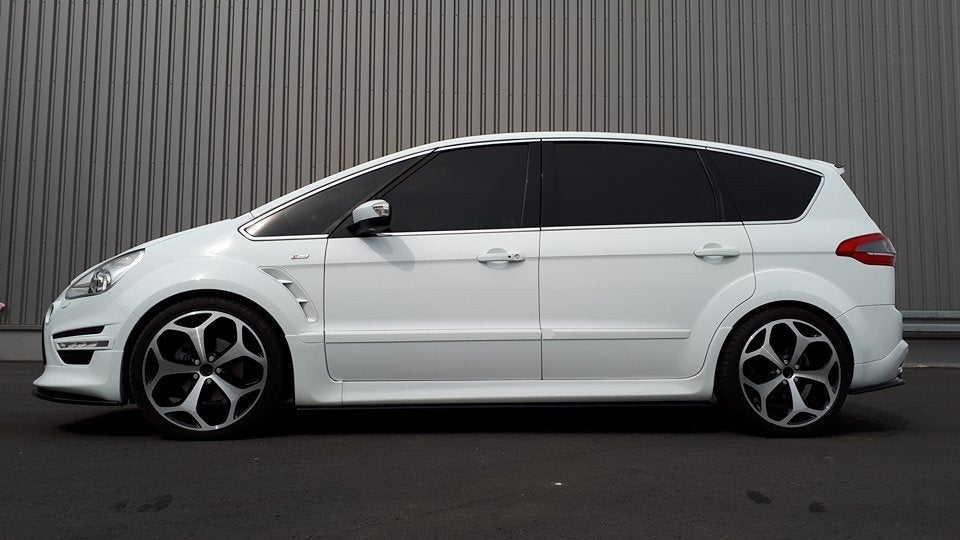 Seitenschweller Ansatz für Ford S-Max Titanium Mk1 FL Carbon Look