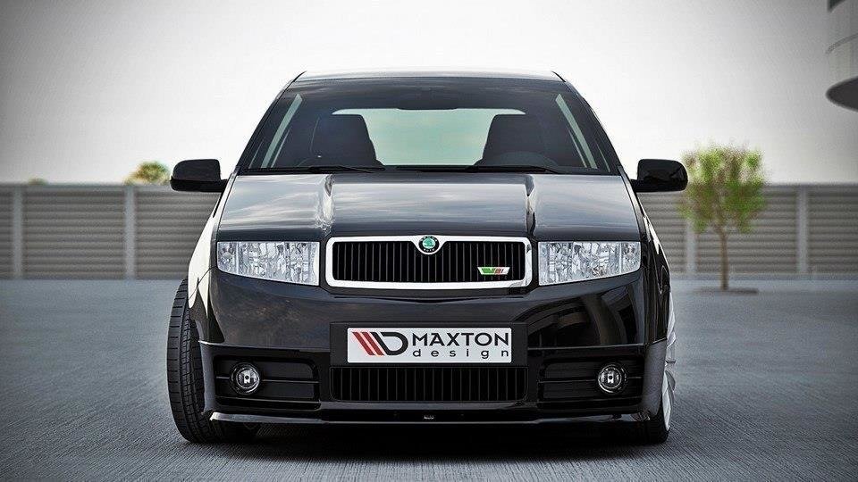 Front Ansatz für SKODA FABIA I RS schwarz matt