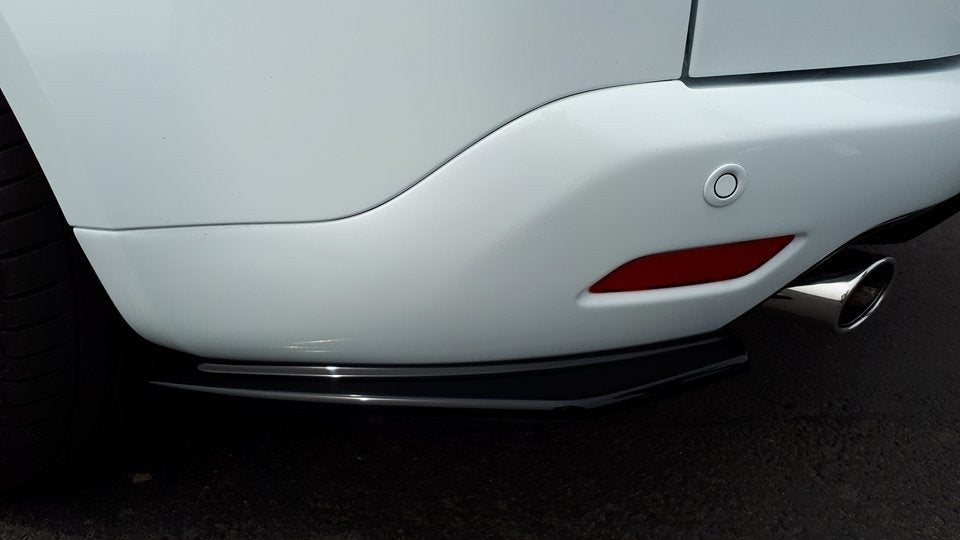 Heck Ansatz Flaps Diffusor für Ford S-Max Titanium Mk1 FL schwarz matt