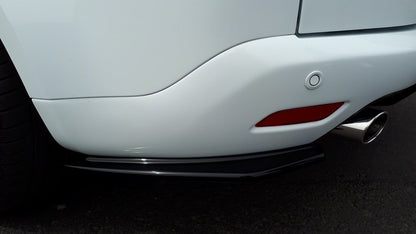 Heck Ansatz Flaps Diffusor für Ford S-Max Titanium Mk1 FL schwarz matt