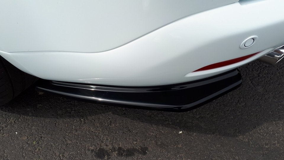 Heck Ansatz Flaps Diffusor für Ford S-Max Titanium Mk1 FL schwarz matt
