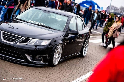 Front Ansatz für SAAB 9-3 TURBO X schwarz matt