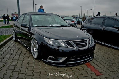 Front Ansatz für SAAB 9-3 TURBO X schwarz Hochglanz