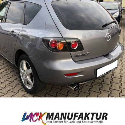 SET LACKIERT Mazda 3 III Stoßstange hinten Bj 03-06 nur 3-5 Türer