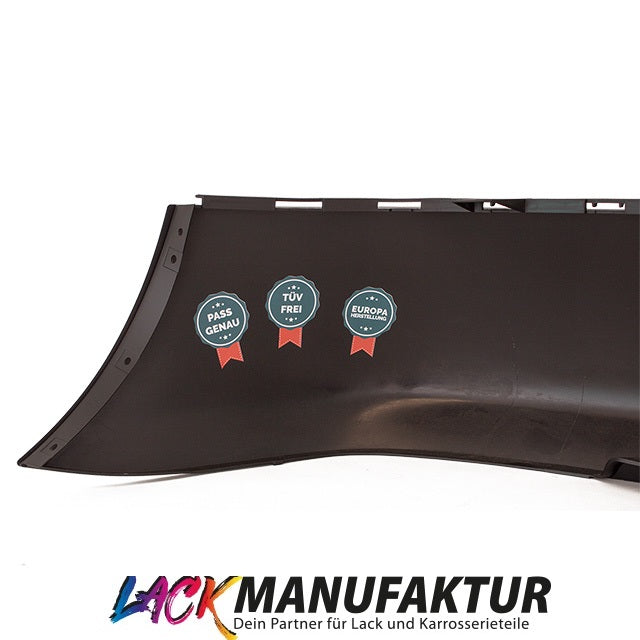 Set LACKIERT Audi A3 8L 8L1 Stoßstange hinten Bj 96-03 nicht Quattro lackierfähig Schwarz