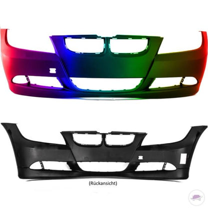 LACKIERT in WUNSCHFARBE Stoßstange vorne passt für BMW 3er E90 E91 ohne PDC/SRA