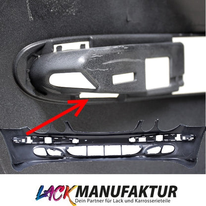 Set Lackiert Mercedes E-Klasse W211-S211 Frontstoßstange Bj 02-06 kein Xenon für Classic-Elegance