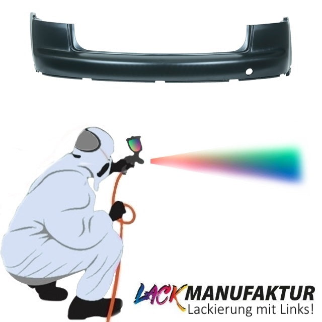 LACKIERT Stoßstange hinten für VW Touran 1T1 1T2 ohne Parkhilfe PREMIUM+GARANTIE