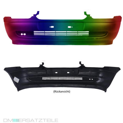 Set Lackiert Opel Corsa B Frontstoßstange Bj 97-00 teilgrundiert mit Spoiler