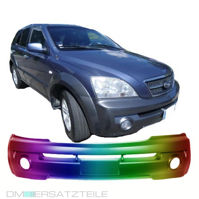 Set Lackiert Kia Sorento Frontstoßstange ab Bj 02-06 für LX Modelle ohne SRA OE Nr. 865113E001XX