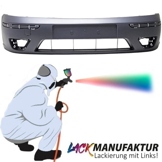 Set Lackiert Ford Focus I Stoßstange vorne Bj 01-04 ohne Leisten grundiert