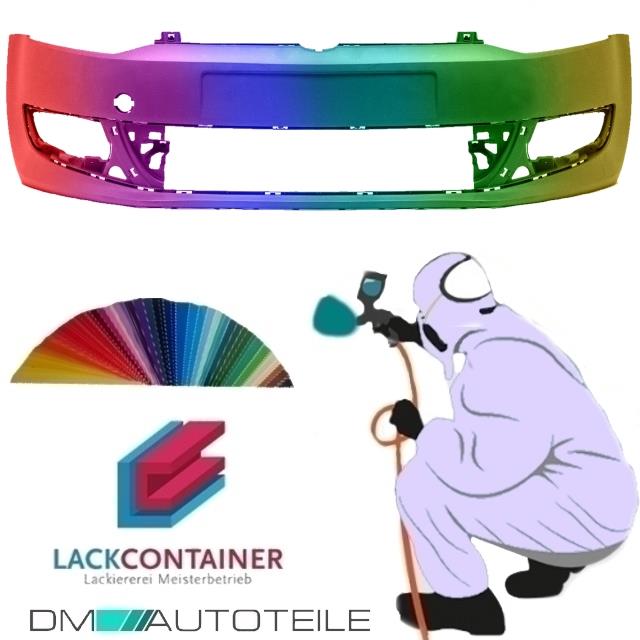 für VW Polo 6R Ersatz Unfall Front Stoßstange vorne 2009-2014 LACKIERT + PREMIUM