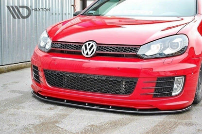 Front Ansatz für VER.2 VW GOLF 6 (FÜR GOLF GTI 35TH) Carbon Look