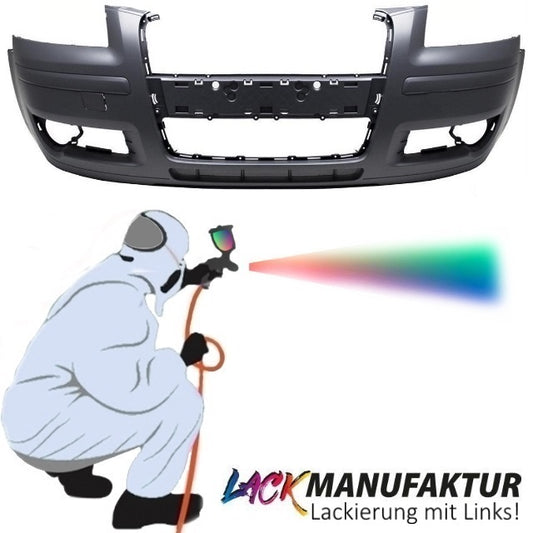 LACKIERT AUDI A3 8P / 8PA Single Frame Frontstoßstange + Montagematerial 03-08
