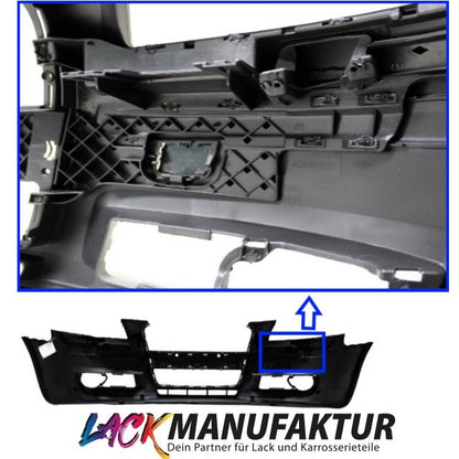LACKIERT AUDI A3 8P / 8PA Single Frame Frontstoßstange + Montagematerial 03-08