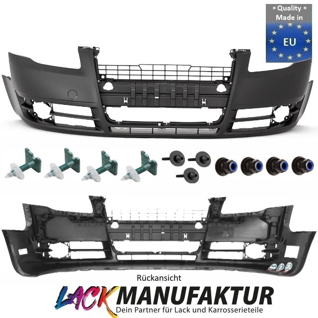 LACKIERT & NEU Audi A4 8E B7 Limousine Avant Stoßstange vorne Montageset Bj04-08