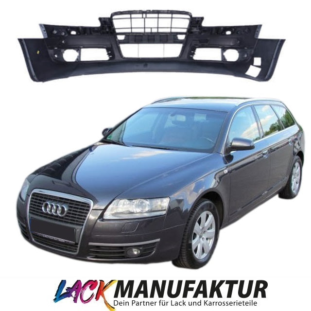 LACKIERT Audi A6 C6 4F Limo Avant Stoßstange vorne SRA/PDC +MONTAGEKIT 04-08