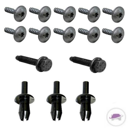 SET Audi A4 B8 Stoßstange vorne + Schrauben 07-11 für PDC & SRA LACKIERT + Schrauben