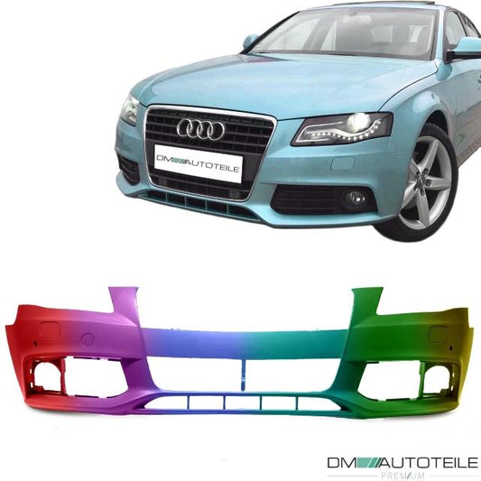 SET Audi A4 B8 Stoßstange vorne 07-11 für PDC & SRA Limousine 8K2 Avant 8K5 LACKIERT