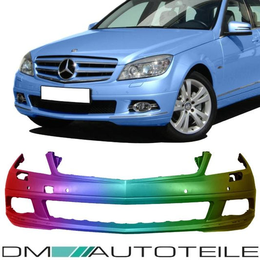 Mercedes W204 S204 Stoßstange vorne für PDC & SRA ab 2007-2011 LACKIERT