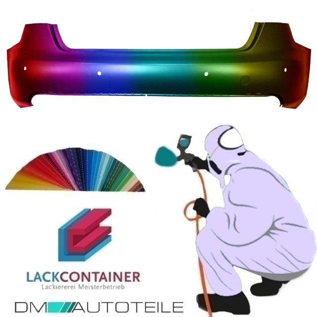 Set Lackiert Audi A4 B8 Limousine Stoßstange hinten für PDC Bj. 07-11 in Wunschfarbe