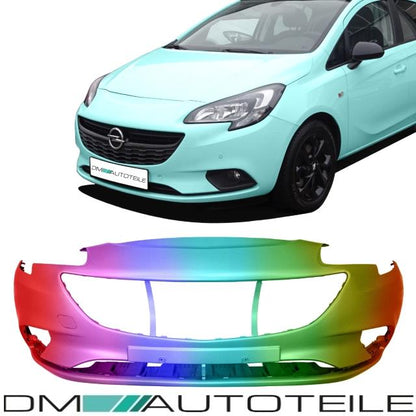 Set Lackiert Opel Corsa E Stoßstange vorne ohne PDC LACKIERT ab 2014 auch Opel Corsa E Van