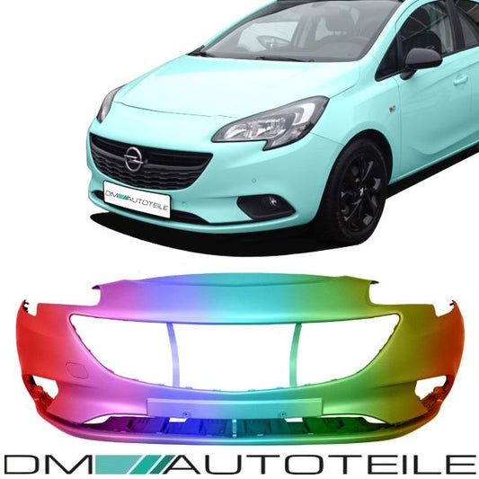 Set Lackiert Opel Corsa E Stoßstange vorne ohne PDC LACKIERT ab 2014 auch Opel Corsa E Van