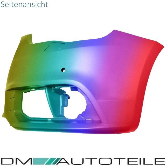 Audi A1 8X Stoßstange vorne Links Ecke für PDC für SRA 2010-2015 LACKIERT