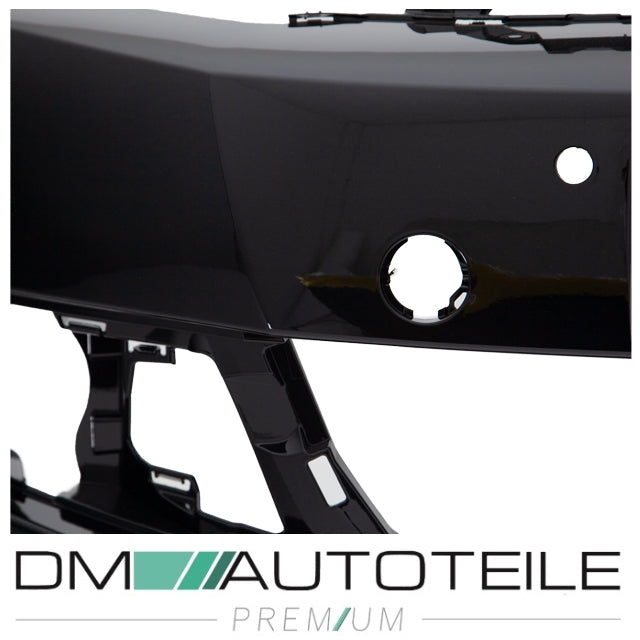 041 Brillantschwarz Uni lackiert Stoßstange vorne 6x PDC + SRA passt für VW Golf 6 VI ab 2008-2016 EU-Ware