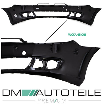 041 Brillantschwarz Uni lackiert Stoßstange vorne 6x PDC + SRA passt für VW Golf 6 VI ab 2008-2016 EU-Ware