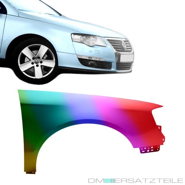 Kotflügel Vorne Rechts Stahl LACKIERT passend für VW Passat 3C2 3C5 Bj.05-10