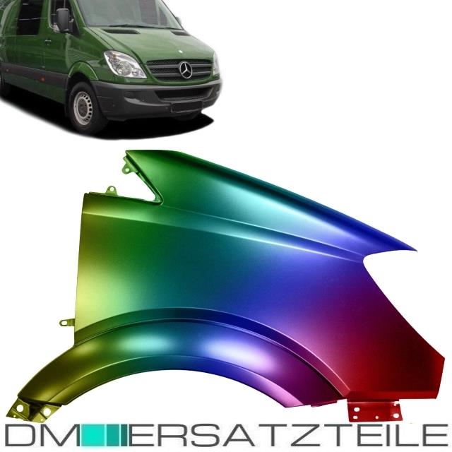 SET Mercedes Sprinter Pritsche Kasten (906) Kotflügel Fender rechts 2006-2013 LACKIERT