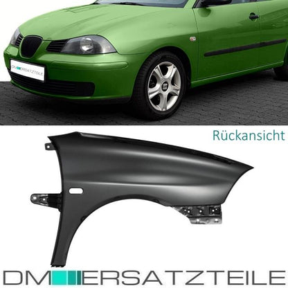 SET Seat Cordoba Ibiza 6L Kotflügel Fender Links mit Loch für Blinkleuchte 2002-2008 LACKIERT