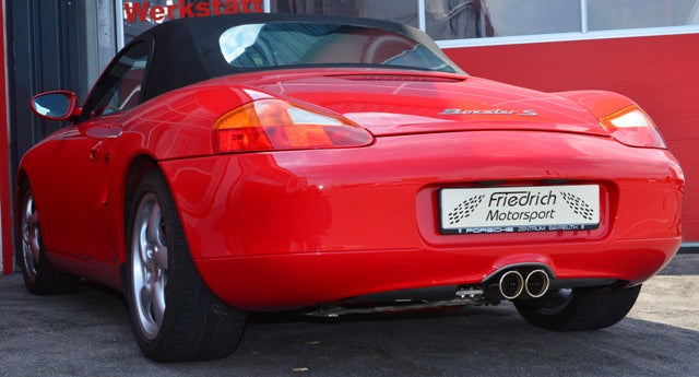 Sportendschalldämpfer mittig Porsche Boxster Typ 986