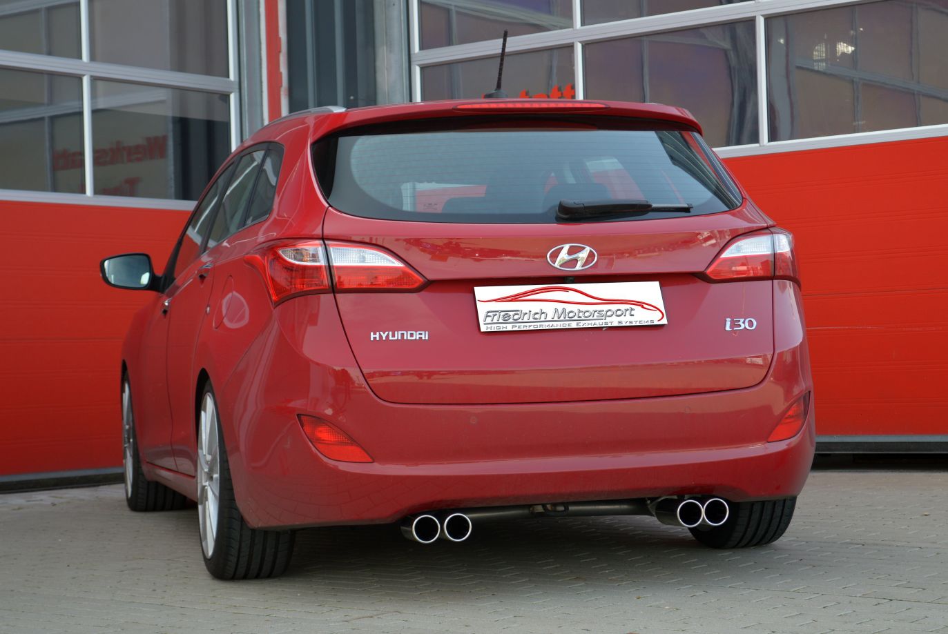 Duplex Sportendschalldämpfer Hyundai i30 Kombi GD