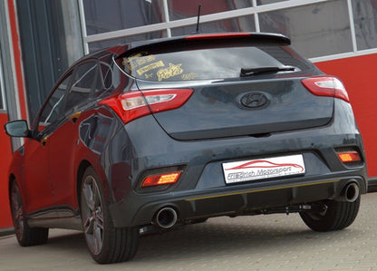 Duplex Sportendschalldämpfer Hyundai i30 GDH+Coupe