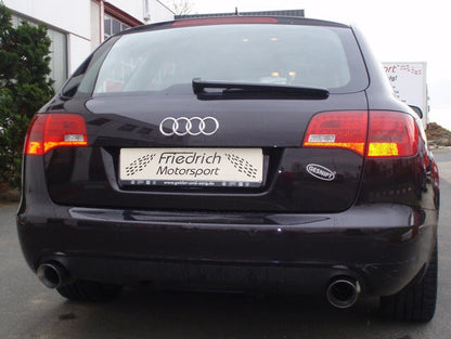 Duplex Sportendschalldämpfer Audi A6 4F Quattro und Allroad