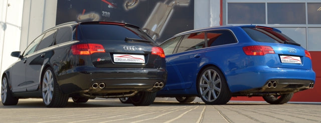 Duplex Sportendschalldämpfer Audi S6 4F Quattro