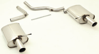 Duplex Sportendschalldämpfer Audi A4 B6 (8E/8H) Frontantrieb